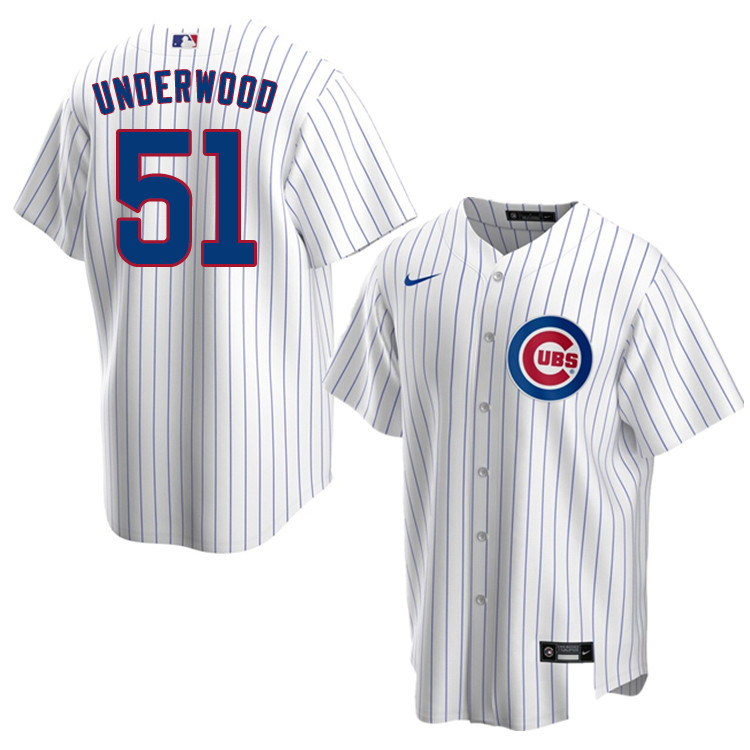 Nike Men #51 Duane Underwood Chicago Cubs Baseball Jerseys Sale-White